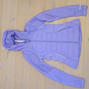 Lululemon Down for It All Jacket - Lilac Smoke - size 8